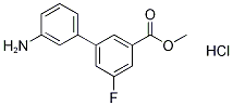 3-氨基-5-氟-[1,1-联苯]-3-羧酸甲酯盐酸盐结构式_1355247-48-1结构式