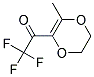 (9ci)-1-(5,6-二氢-3-甲基-1,4-二噁英-2-基)-2,2,2-三氟-乙酮结构式_135813-43-3结构式