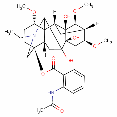 乌头碱 分子式图片