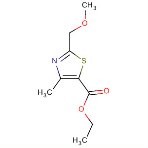 2-(甲氧基甲基)-4-甲基噻唑-5-羧酸乙酯结构式_136204-59-6结构式