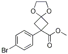 2-(4-溴苯基)-5,8-二噁螺[3.4]辛烷-2-羧酸甲酯结构式_1364663-40-0结构式