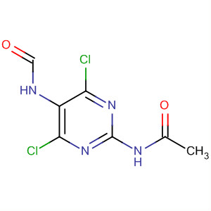 N-[4,6-二氯-5-(甲酰基氨基)-2-嘧啶]乙酰胺结构式_136470-91-2结构式