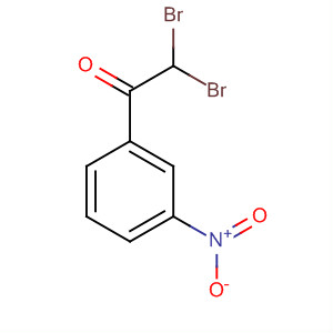 2,2-二溴-1-(3-硝基苯基)乙酮结构式_13651-07-5结构式