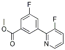 3-氟-5-(3-氟吡啶-2-基)苯甲酸甲酯结构式_1365273-04-6结构式