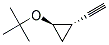 反式-(9ci)-1-(1,1-二甲基乙氧基)-2-乙炔-环丙烷结构式_136689-65-1结构式