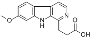 7-甲氧基-b-咔啉-1-丙酸结构式_137756-13-9结构式