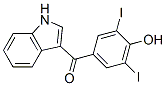 3-(3,5-二碘-4-羟基苯甲酰基)-吲哚结构式_138222-00-1结构式