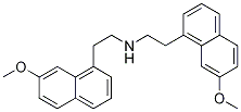 7-甲氧基-n-[2-(7-甲氧基-1-萘)乙基]-1-萘乙胺结构式_1385018-57-4结构式