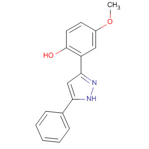 5-(2-羟基-5-甲氧基苯基)-3-苯基吡唑结构式_138580-54-8结构式