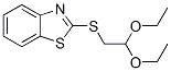 2-[(2,2-二乙氧基乙基)硫代]-1,3-苯并噻唑结构式_13944-94-0结构式
