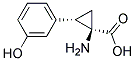 (1r-顺式)-(9ci)-1-氨基-2-(3-羟基苯基)-环丙烷羧酸结构式_139561-07-2结构式