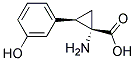 (1s-顺式)-(9ci)-1-氨基-2-(3-羟基苯基)-环丙烷羧酸结构式_139561-08-3结构式
