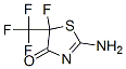 2-Amino-5-fluoro-5-(trifluoromethyl)-4,5-dihydro-1,3-thiazol-4-one Structure