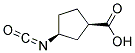 (1r-顺式)-(9ci)-3-异氰酰基-环戊烷羧酸结构式_140210-16-8结构式