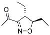 反式-(9ci)-1-(4,5-二乙基-4,5-二氢-3-异噁唑基)-乙酮结构式_140210-49-7结构式