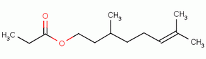 3,7-二甲基-6-辛烯-1-醇结构式_141-14-0结构式