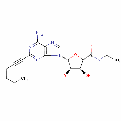 2-己炔-5-n-乙基羧酰胺腺苷酸结构式_141018-30-6结构式