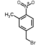 4-(溴甲基)-2-甲基-1-硝基苯结构式_141281-38-1结构式