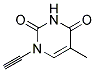 (9ci)-1-乙炔-5-甲基-2,4(1H,3h)-嘧啶二酮结构式_141299-25-4结构式