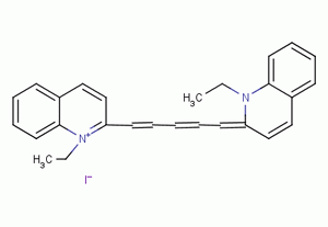 1,1-二乙基-2,2-二碳花青碘结构式_14187-31-6结构式