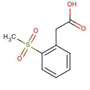 2-(2-(甲基磺酰基)苯基)乙酸结构式_142336-20-7结构式