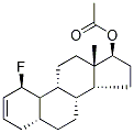 1-氟-5alpha-雄甾-2-烯-17beta-醇乙酸酯结构式_14291-95-3结构式