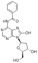 N6-苯甲酰基-2’-脱氧-8-氧代腺苷酸结构式_142948-08-1结构式