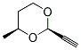 1,3-Dioxane, 2-ethynyl-4-methyl-, (2r-cis)-(9ci)Structure,143136-91-8Structure 1,3-Dioxane, 2-ethynyl-4-methyl-, (2r-cis)-(9ci) Structure,143136-91-8Structure