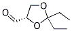 (4s)-(9ci)-2,2-二乙基-1,3-二氧戊环-4-羧醛结构式_143157-28-2结构式