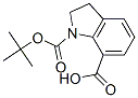 N-Boc-吲哚啉-7-羧酸结构式_143262-20-8结构式