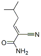 2-氰基-5-甲基-2-己烯酰胺结构式_143420-53-5结构式