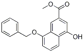 4-羟基-8-(苯基甲氧基)-2-萘羧酸甲酯结构式_144003-46-3结构式