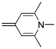 (9CI)-1,4-二氢-1,2,6-三甲基-4-亚甲基-吡啶结构式_144486-72-6结构式