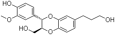 (2S,3S)-2,3-二氢-3-(4-羟基-3-甲氧基苯基)-2-(羟基甲基)-1,4-苯并二恶烷-6-丙醇结构式_144881-21-0结构式
