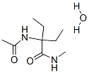 (9ci)-2-(乙酰基氨基)-2-乙基-n-甲基-丁酰胺结构式_145932-79-2结构式