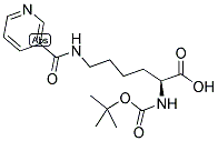 N2-[(1,1-二甲基乙氧基)羰基]-N6-(3-吡啶基羰基)-L-赖氨酸结构式_14609-04-2结构式
