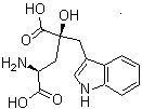 (2S,4S)-2-氨基-4-羧基-4-羟基-5-(3-吲哚基)戊酸结构式_146142-94-1结构式