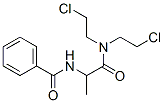 n-[2-[双(2-氯乙基)氨基]-1-甲基-2-氧代乙基]-苯甲酰胺结构式_1462-81-3结构式