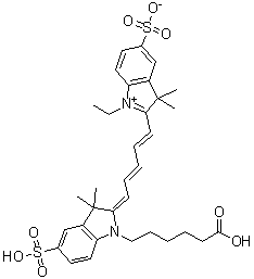 Cy5结构式_146368-11-8结构式