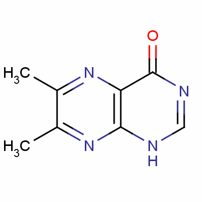4-羟基-6,7-二甲基蝶啶结构式_14684-54-9结构式