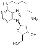 N6-(6-氨基己基)-2’-脱氧腺苷酸结构式_147218-60-8结构式