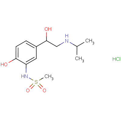 外消旋-索特瑞醇盐酸盐结构式_14816-67-2结构式