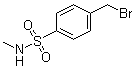4-溴甲基-n-甲基-苯磺酰胺结构式_148459-00-1结构式