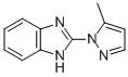 (9ci)-2-(5-甲基-1H-吡唑-1-基)-1H-苯并咪唑结构式_149179-70-4结构式
