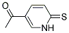 (9ci)-1-(1,6-二氢-6-硫氧代-3-吡啶)-乙酮结构式_149530-83-6结构式