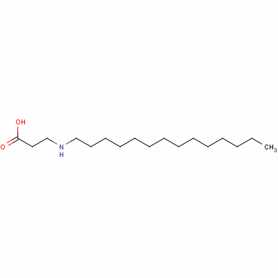 n-十四基-B-丙氨酸结构式_14960-08-8结构式