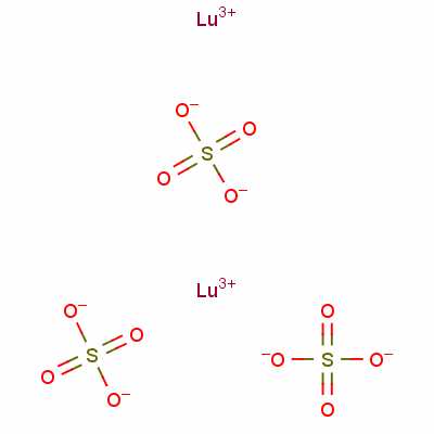 镥(III)硫酸盐结构式_14986-89-1结构式