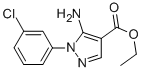 5-氨基-1-(3-氯苯基)-1H-吡唑-4-羧酸乙酯结构式_15001-08-8结构式
