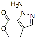 (9ci)-1-氨基-4-甲基-1H-吡唑-5-羧酸甲酯结构式_150017-56-4结构式