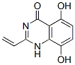 (9ci)-2-乙烯-5,8-二羟基-4(1H)-喹唑啉酮结构式_150880-63-0结构式
